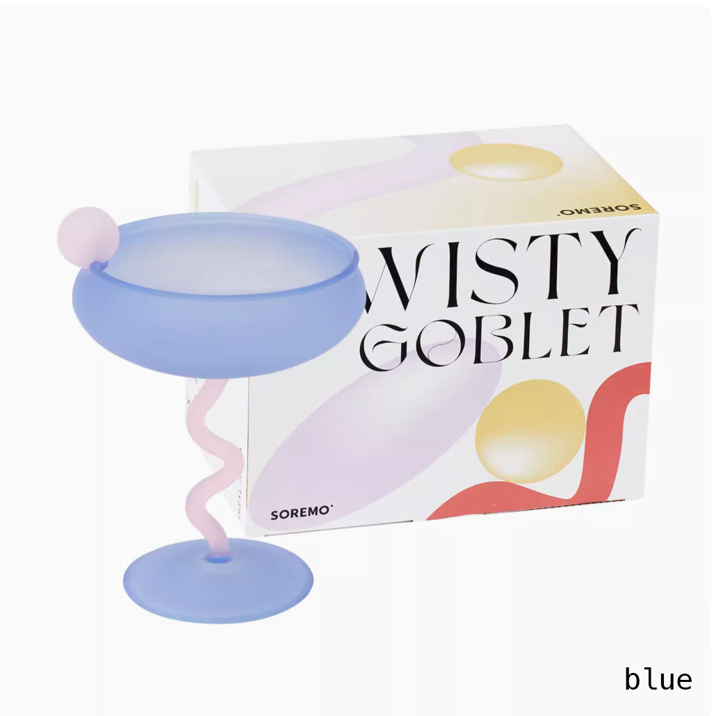 Candy Wisty Goblet Glass