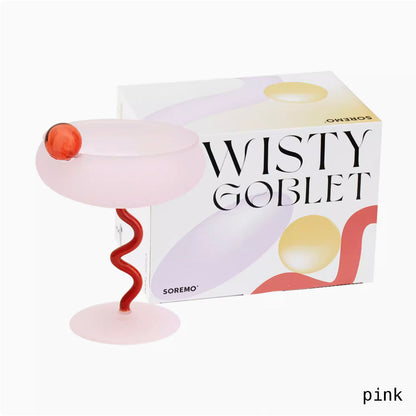 Candy Wisty Goblet Glass