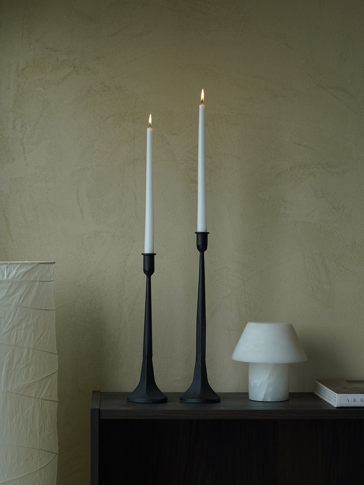 Cast Iron Candle Holder