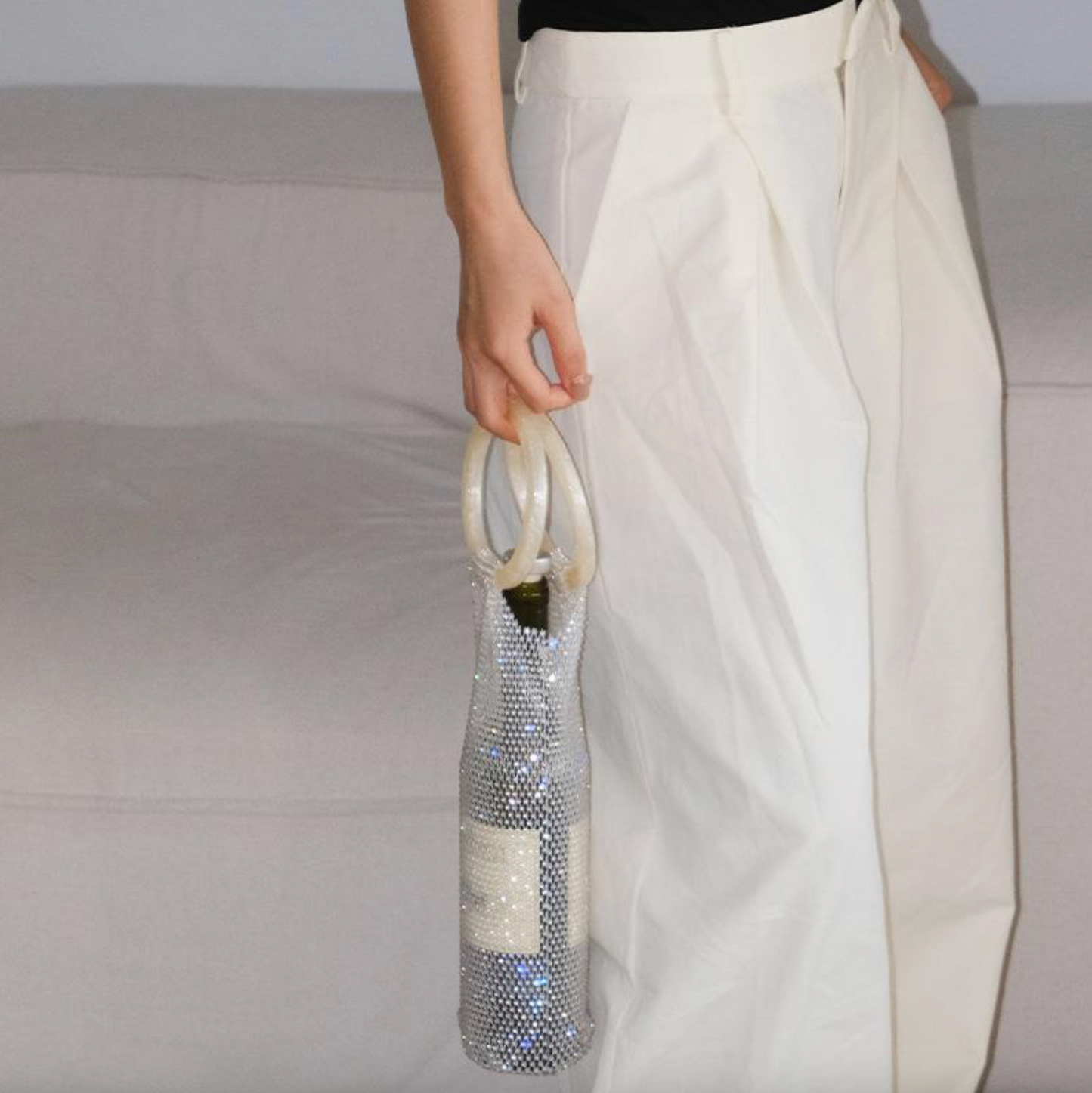 Crystal Wine Carrier Bag